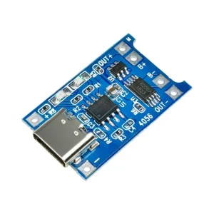 TP4056 Lithium Battery Charger Board with Battery Protection Type C and Micro USB Charging Port 5V 1A using mini UPS Circuit for wpg Onu Router